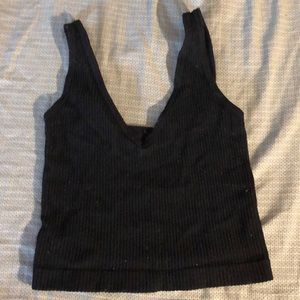 Black, aura, crop top